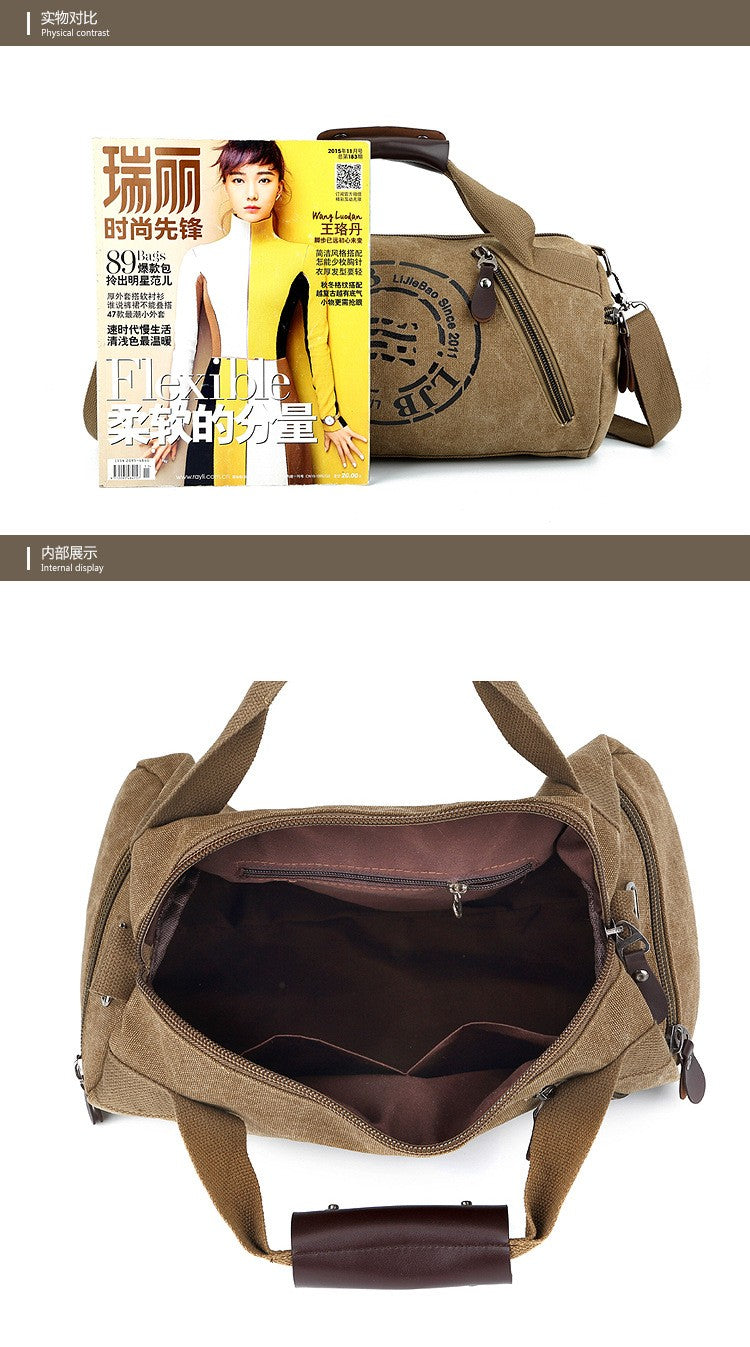 Bolsa de lona multifuncional impermeável